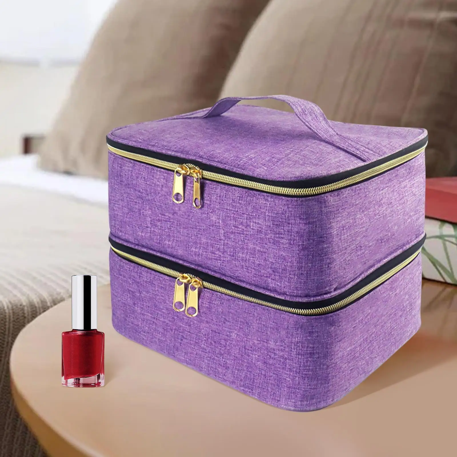 Nail Polish Carrying Case Bag Portable for Manicure Tools Gel Nail Polish