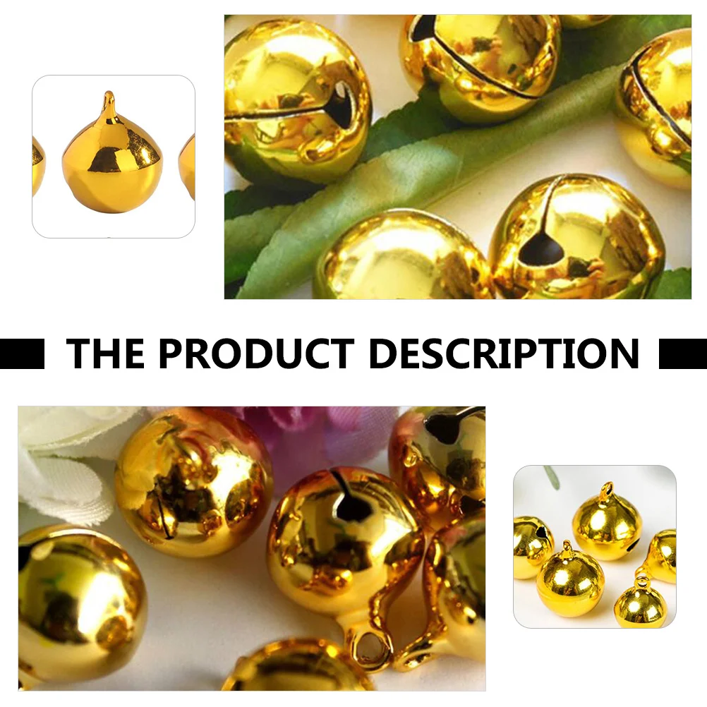 

20 PCS Bells Small Little Hanging Decor Christmas Metal Craft Copper Mini Decorative for Crafts
