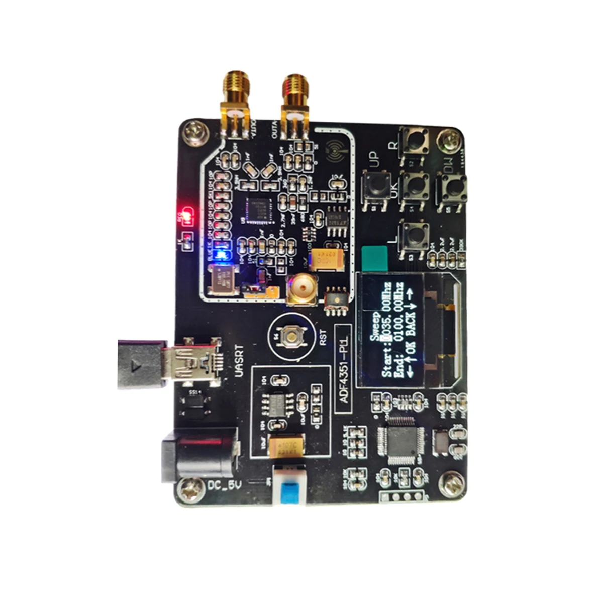 Imagem -02 - Módulo Integrado para Vassoura de Frequência Microcontrolador Stm32 Adf4351 35m4.4g