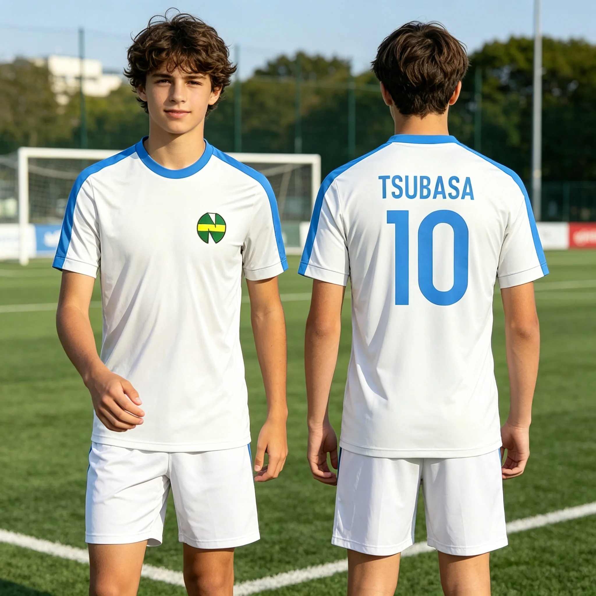 Herren-T-Shirt, Damen-T-Shirt, Jungen- und Mädchen-Top, Erwachsene, Kinder, Eltern-Kind, schnell trocknend, Kinder-T-Shirts, Captain Tsubasa, japanisches Anime-Kostüm
