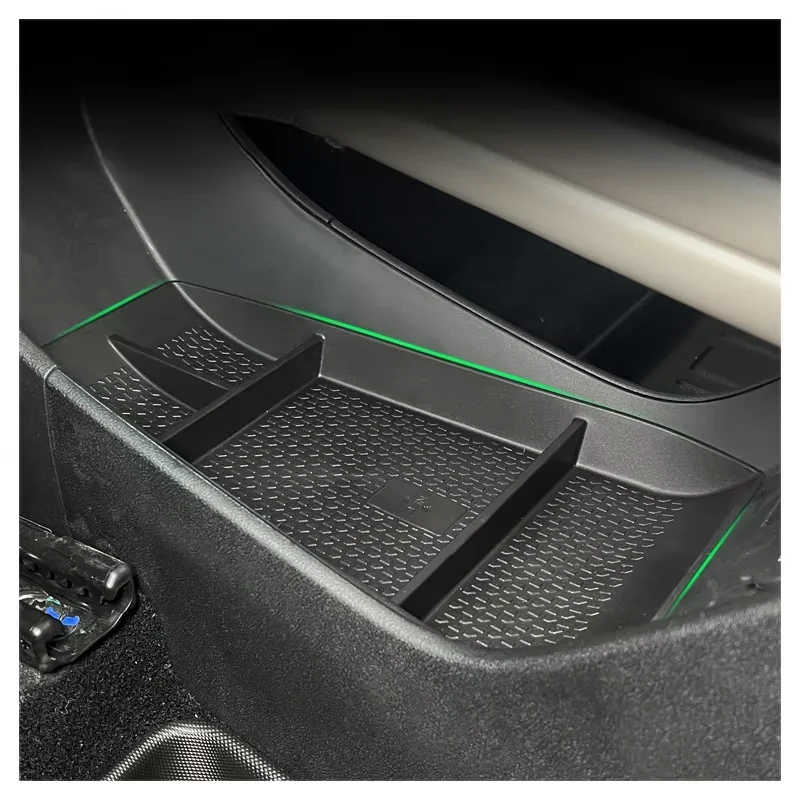 Car Accessories For BYD Yuan Up 2024 2025 Auto storage box set central lower Storage box Wireless charging silicone pad Parts