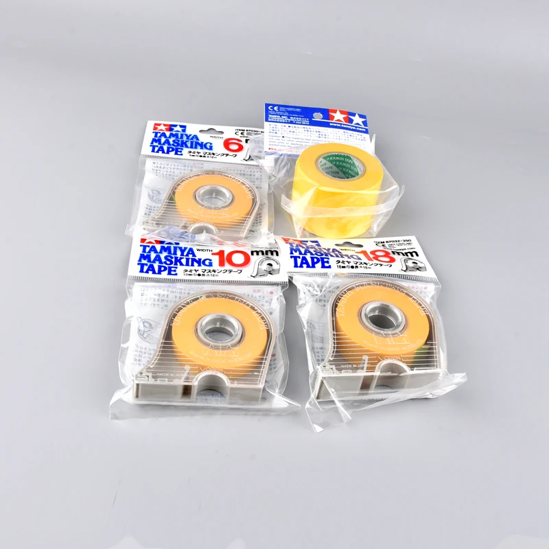 87030/87031/87032/87033/87034/87035 Masking Tape Width 6/10/18mm Length 18m Model Tapes Accessories for Spraying Coloring