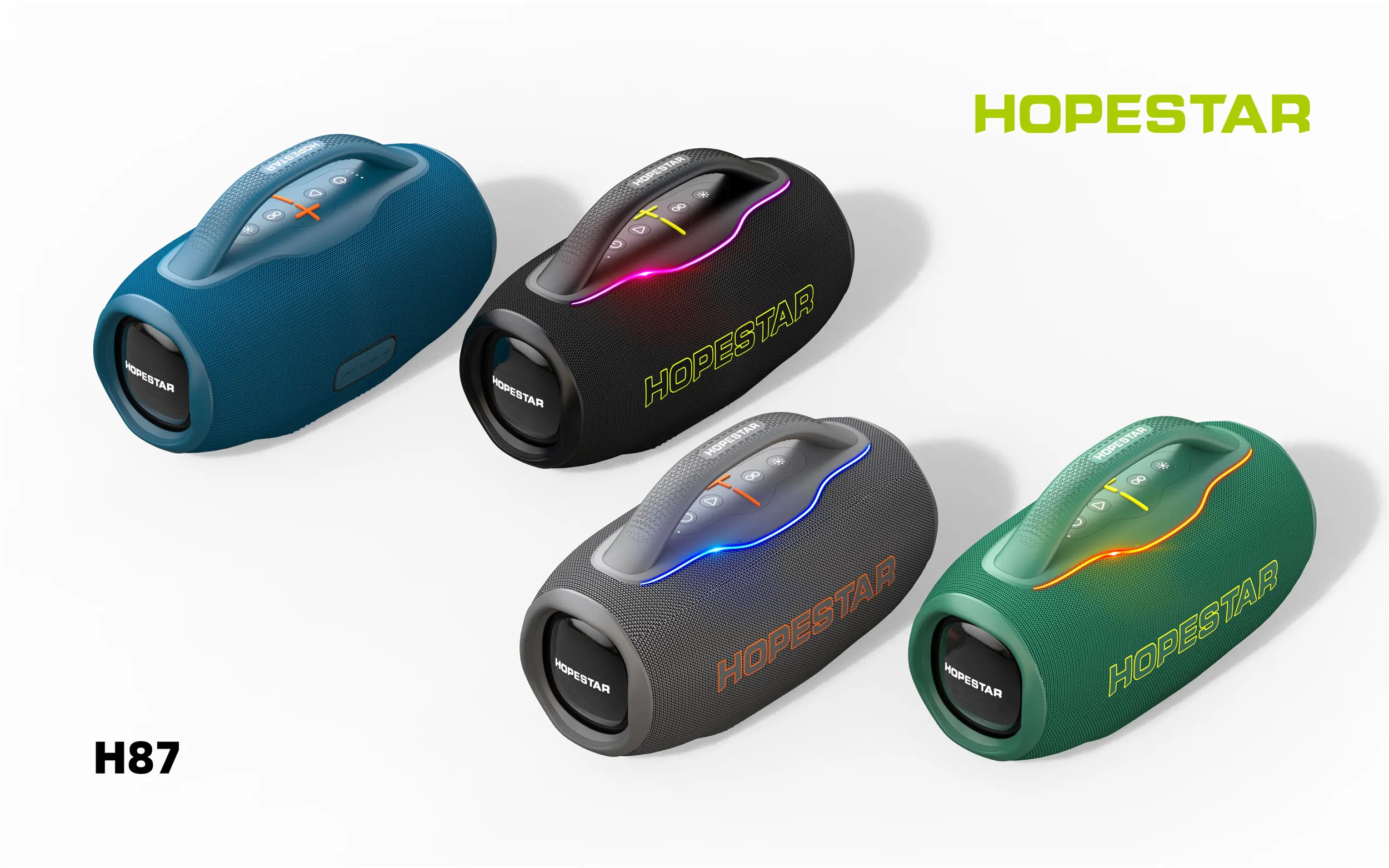 Hopestar H87 Portable Outdoor Soundbar Altavo Wireless Heavy Bass MP3 Loudspeaker Outdoor Waterproof Speakers - Image 6