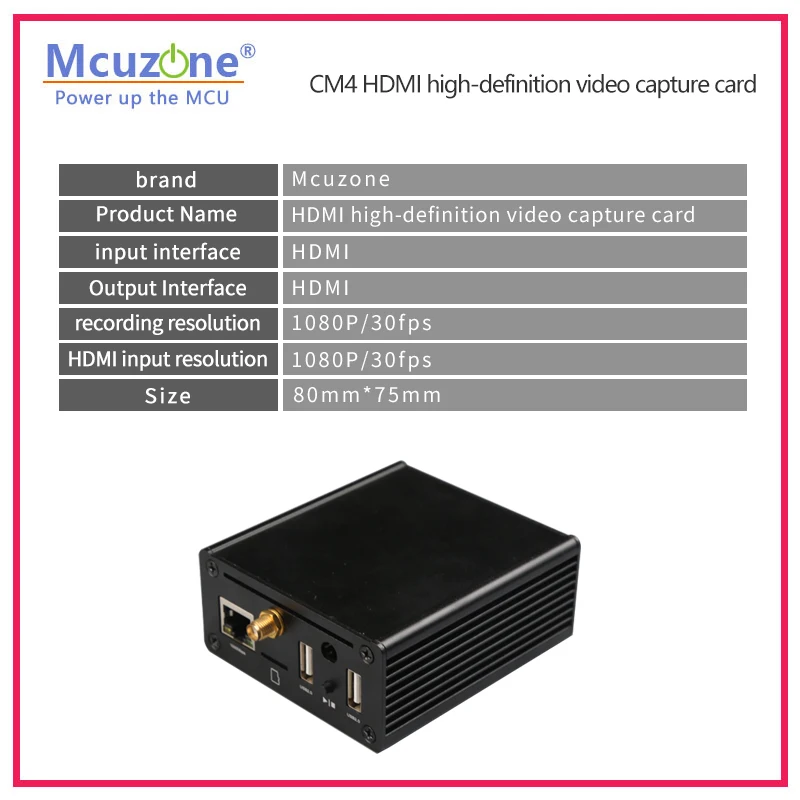 بطاقة التقاط الفيديو عالية الوضوح Raspberry Pi CM4 HDMI، HDMI IN، HDMI OUT 4G LTE