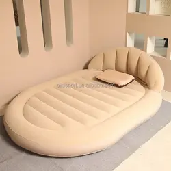 Outdoor/Indoor Inflatable Mattress With Pump Comfortable Air Mattress Sofa Bed