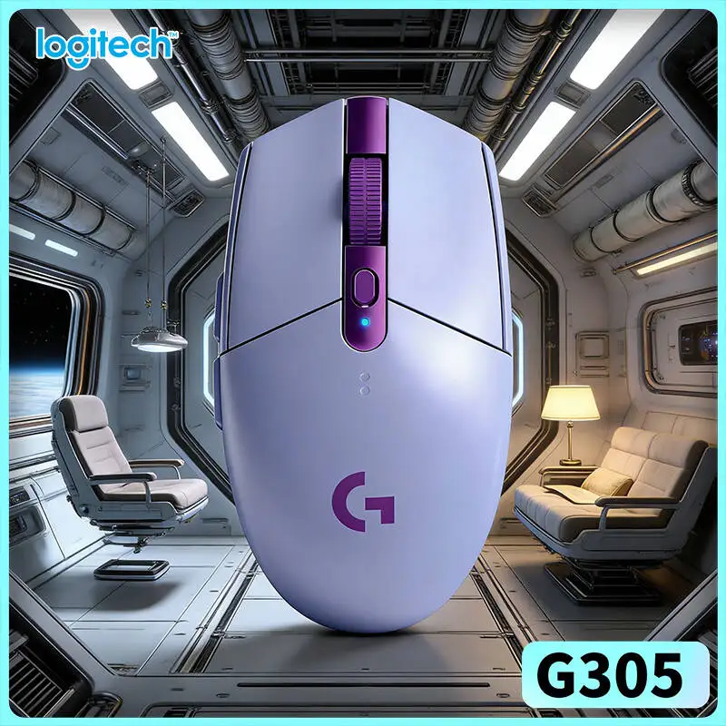 Logitech G305 Wireless LIGHTSPEED Gaming Mouse 6 Custom Buttons Switch Work And Gaming Mode PC Mac Users