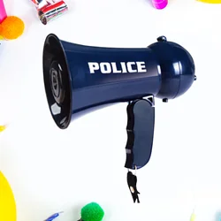 Megaphone Toy Police Kids Loudspeaker Accessories Officer Costume Speaker Toys Model Amplifier Cosplay Air Horn Bullhorn Pretend