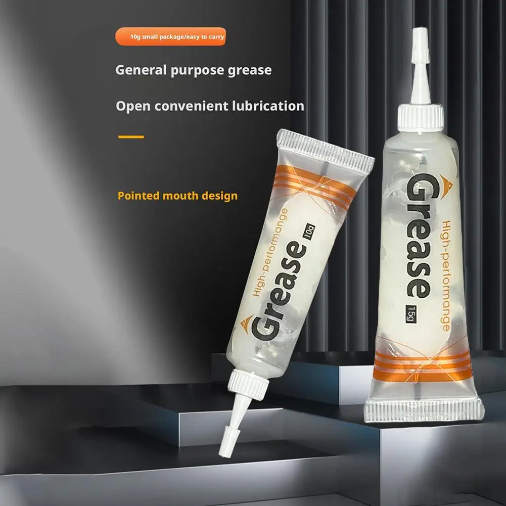 Grasa lubricante para coche, cerraduras de mantenimiento mecánico, pista de techo solar automotriz, cadena lubricante, grasa para puerta, bisagras, engranaje P0I8, 10/15g