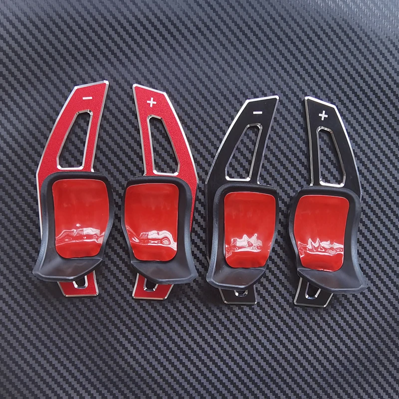 DSG عجلة القيادة مجداف تمديد التحول غطاء لشركة فولكس فاجن جولف 5 6 MK6 GTI R جيتا MK5 باسات B6 B7 CC بولو شاران تيجوان سيات ليون