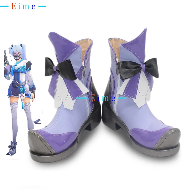 

DVA Cosplay Shoes Anime Accessories Cosplay Props Halloween Carnival Boots PU Leather Shoes Custom Made