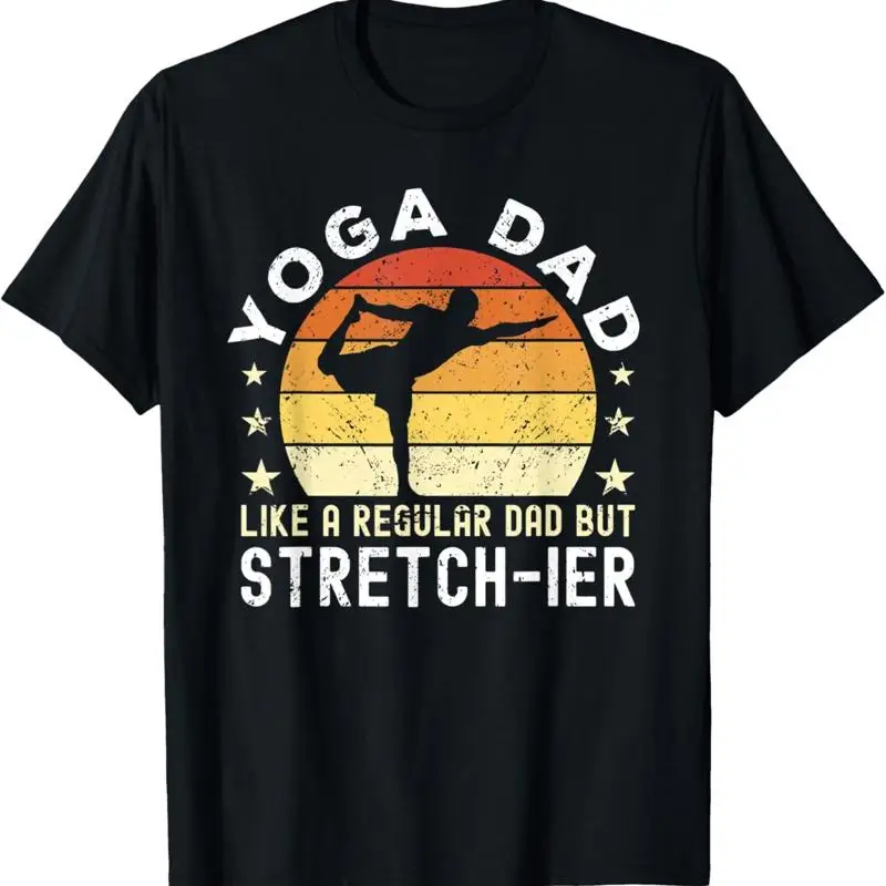 Yoga Dad Like a regular but stretch ier Meditation T Shirt