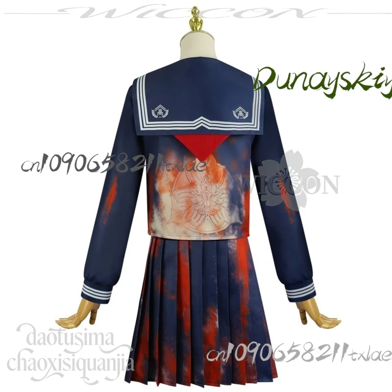 Shop1104340175 متجر اليابانية JK مدرسة نمط الدم وهمية لعب Shimizu Hinak Horror F tume القوطي لوليتا الهالوين