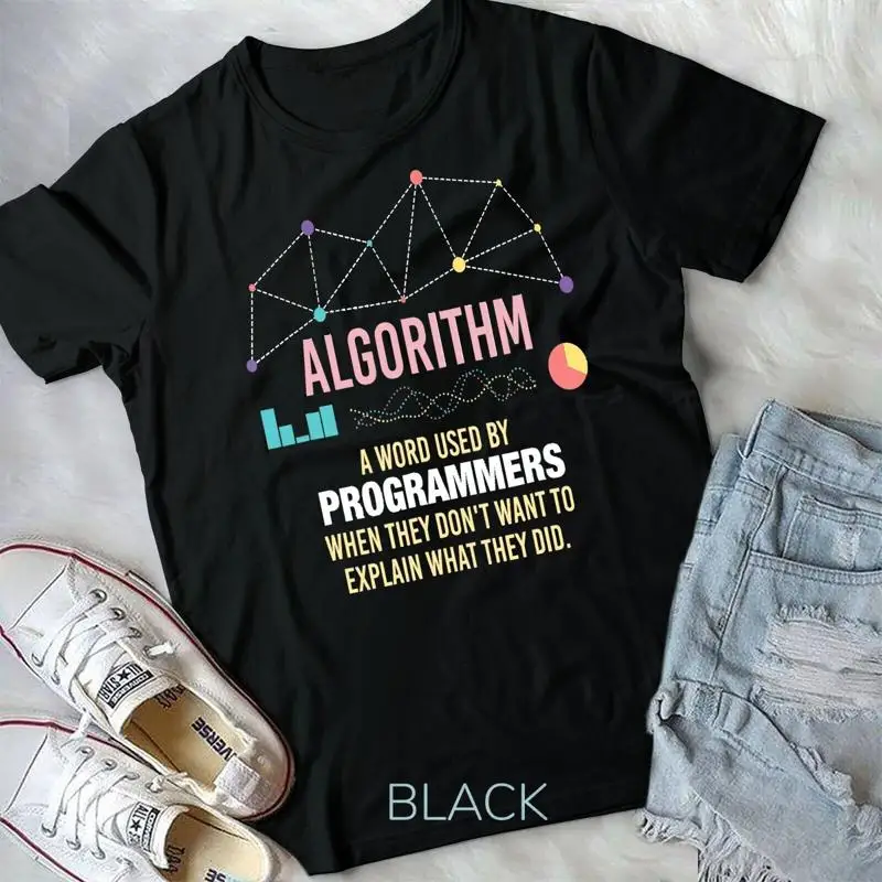 Algorithm Definition Funny Programming Definition T Shirt Unisex T shirt