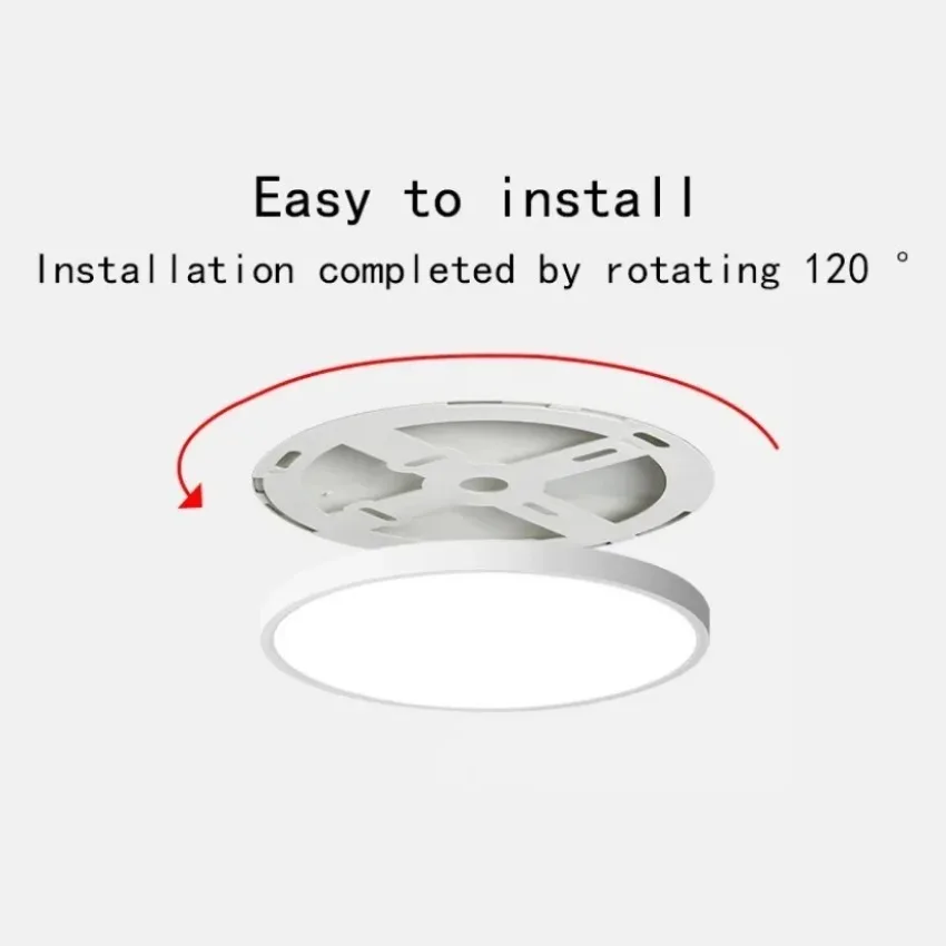 Circular LED Ceiling Light Modern Ultra-thin Home Light Bedroom Living Room Study Dining Room Balcony Interior Decoration Light