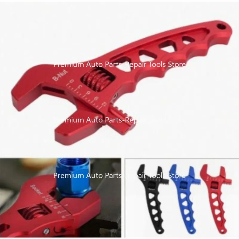 Suitable for Automotive Modification Parts, Adjustable Aluminum Adjustable Wrench AN3-AN12 Oil Pipe Joint Wrench