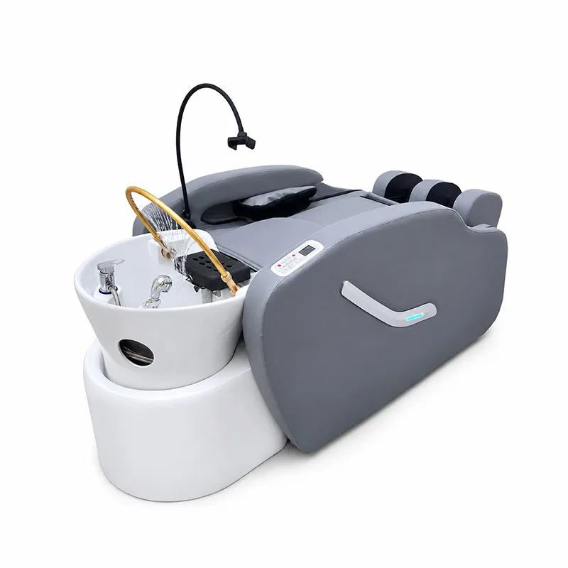 Electric massage shampoo bed Automatic intelligent flat head treatment bed Constant temperature water circulation fumigation