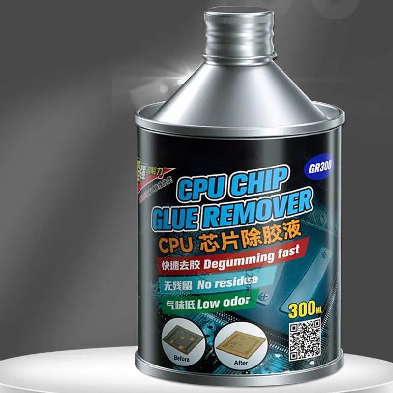 Cpu Chip Glue Removing Liquids 300ml Black Glue Dissolving Cleaning Fluid Glue Cleaning Fluid Safe Cleaner Tool For Mobile Phone