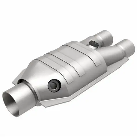 

Intelligent Library EPA Compliant Euro 4 High Flow 2.0" Universal Catalyst Catalytic Converter With O2 Sensor For 1996 Ford F-15