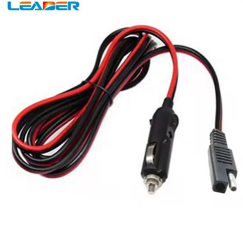 Car Charger Cigarette Lighter To SAE Line Cable Plug Electric Wires 14AWG 100cm 12V Connector Harness Battery Charger