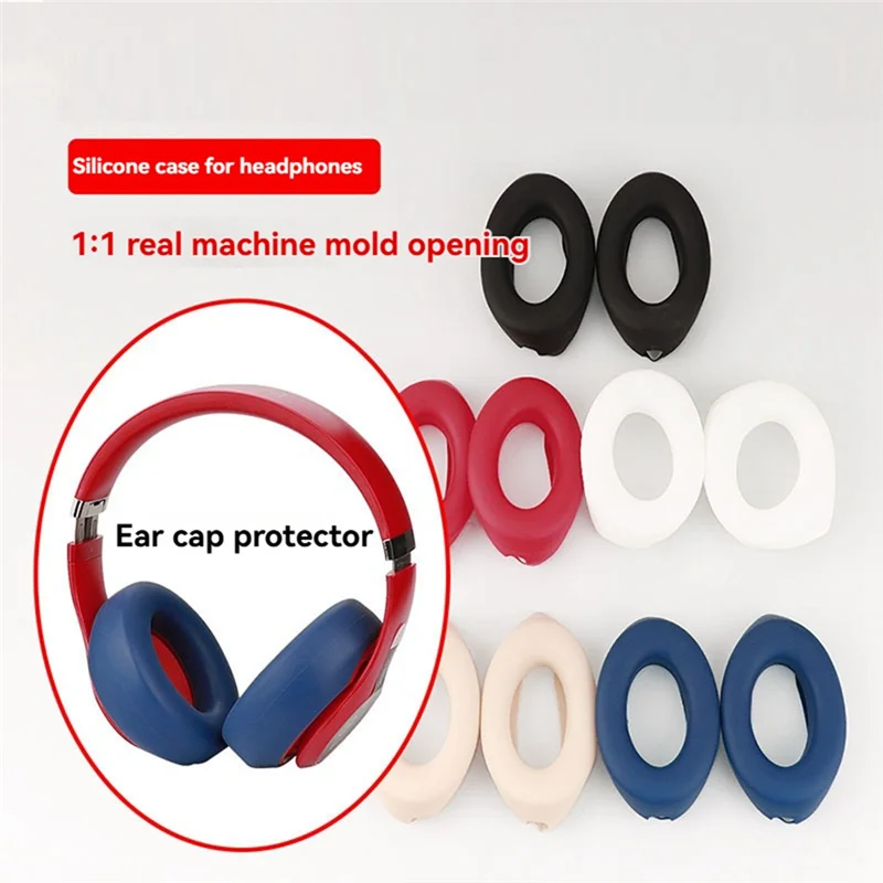Чехол для ушей для наушников Beats Studio3/Studio 2,0, силиконовый протектор, амбушюры, запасные части для беспроводной гарнитуры