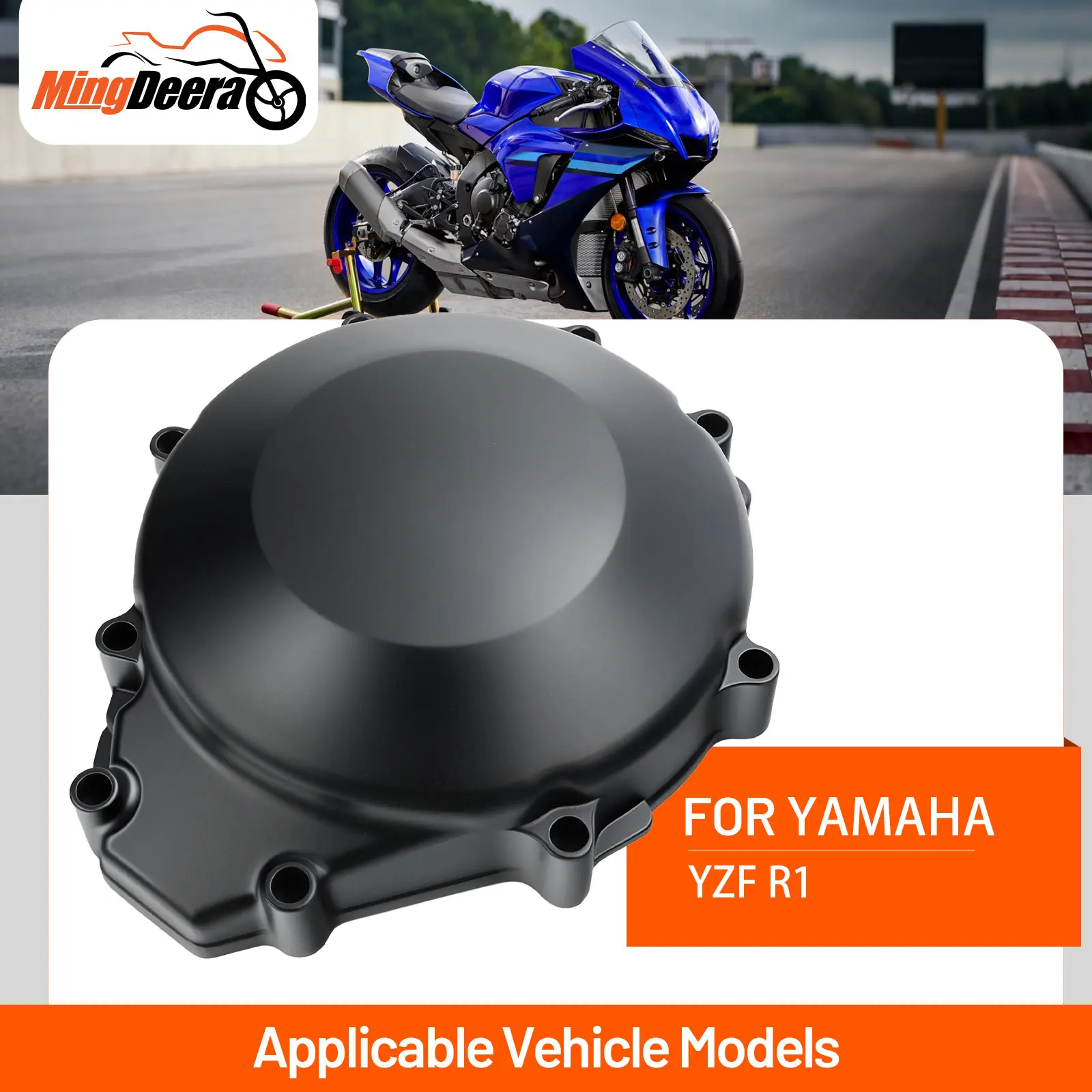 

Прокладка статора двигателя мотоцикла, правая крышка статора для Yamaha YZF R1 1998-2003, защитная крышка-колпачок