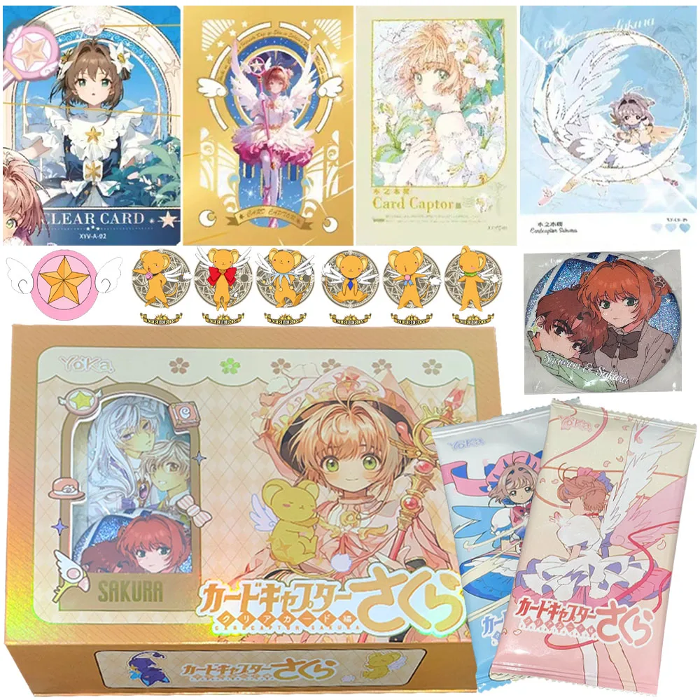 Wholesale YOKA Card Captor Sakura cards Anime Figure BoxGoddess Story Collection Card Games Toys children gifts suit