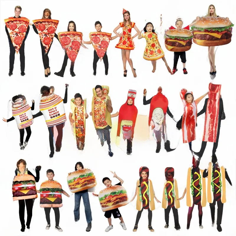 زي الهالوين المضحك، ملابس للعروض، زي دمية للعروض، زي لفعاليات ترويجية، زي لعرض البرجر، زي لفعاليات الاجتماعات السنوية #1