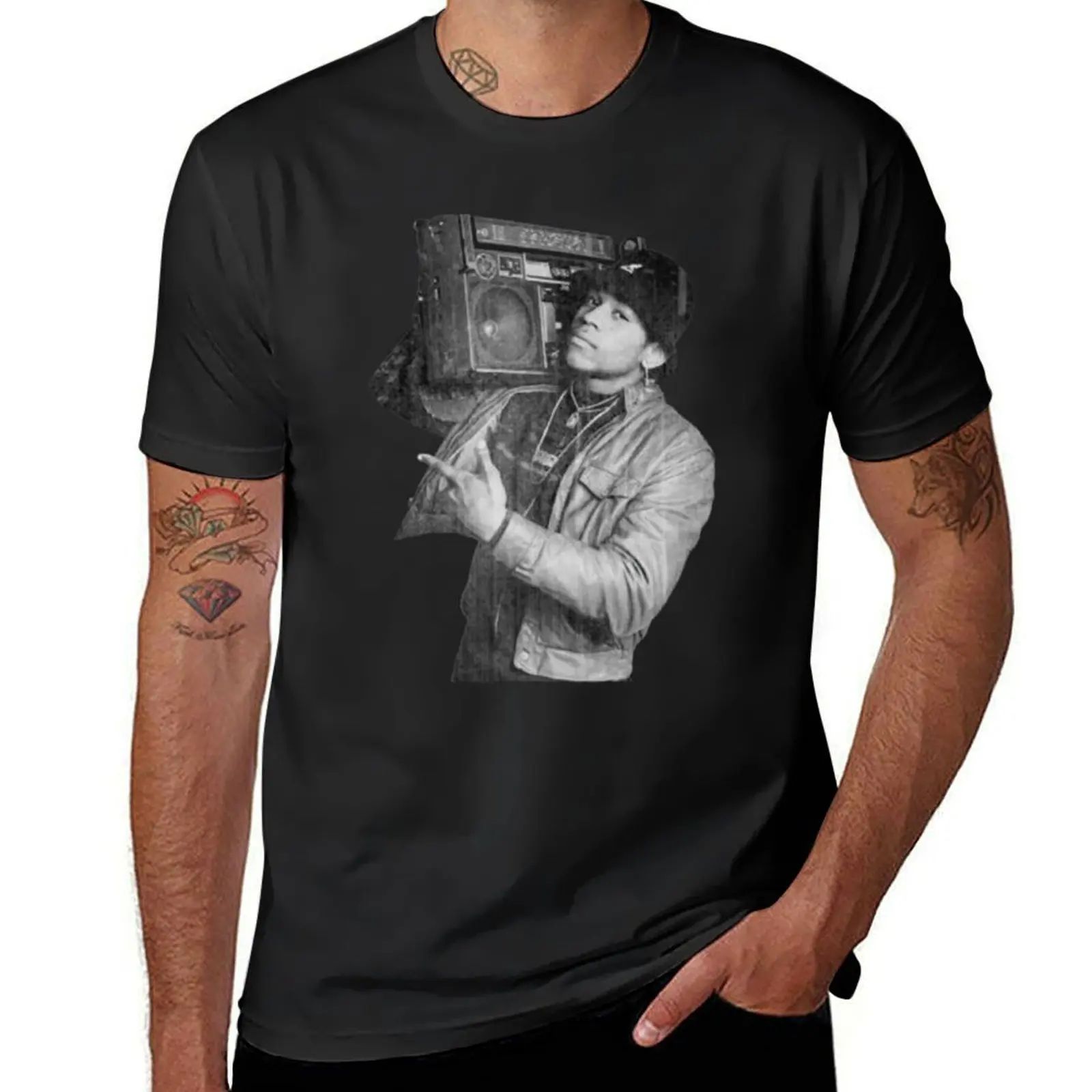 Retro LL Cool J Radio Photo Generics T-Shirt quick drying sweat Short sleeve tee summer tops mens clothing