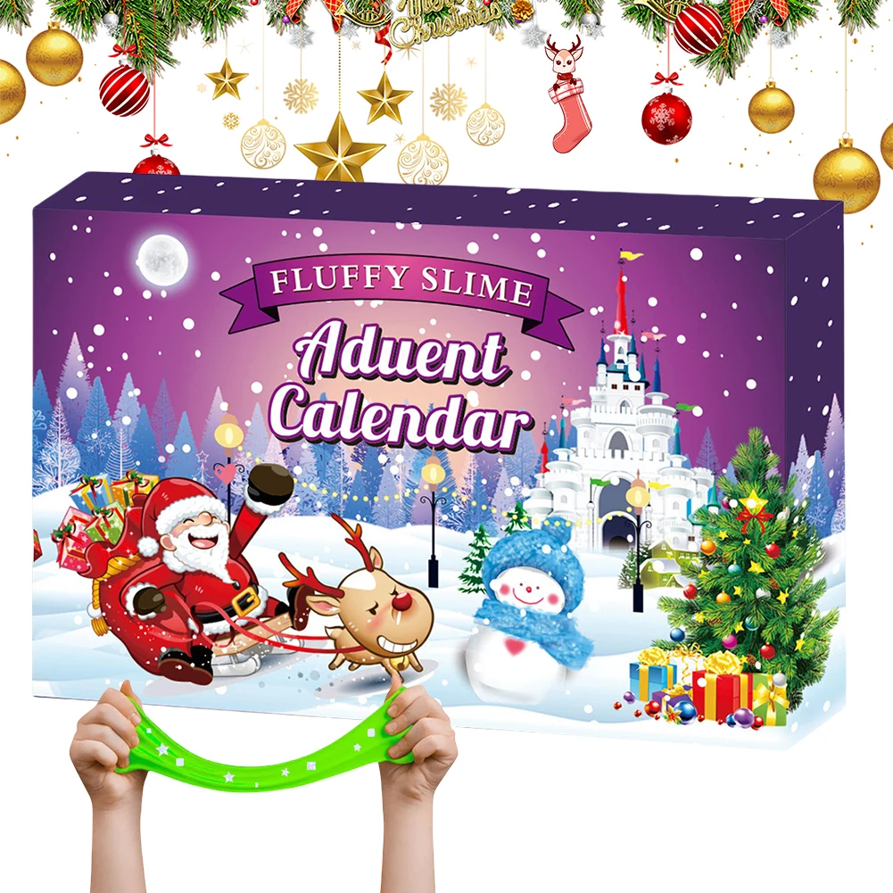 Advent Calendar 2024 with DIY Clay Xmas Countdown Calendar Funny Gifts Toy for Toddler Kids Teens Girls