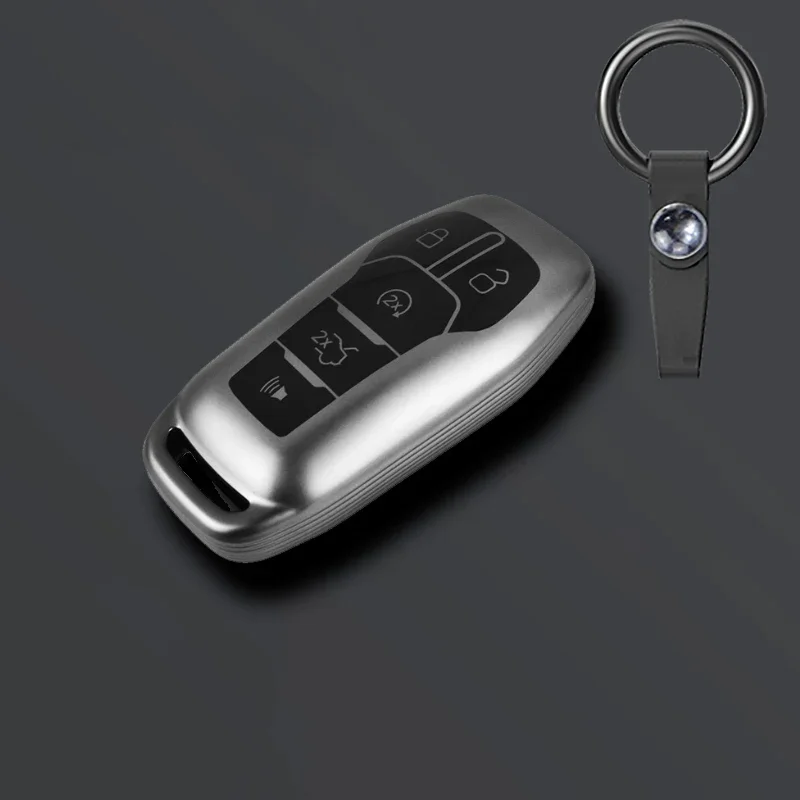 

Car Remote Key Case Cover Shell Fob Holder Keychain For Ford Fusion Mondeo Mustang F 150 Explorer Edge 2015 2016 2017 2018