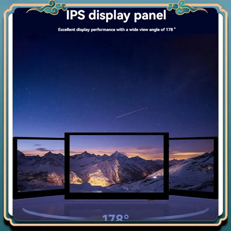 

(Новый)-5-дюймовый емкостный сенсорный экран IPS 1024X600 HD-совместимый для материнской платы/экрана ПК серии Raspberry Pi/Jetson