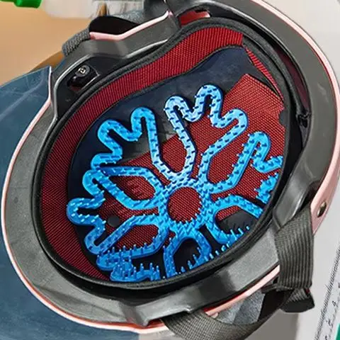 

Helmet Padding Flexible Helmet Anti-deformation Inner Silicone Pad Ventilate Helmet Liner Pad Motorcycle Bike Helmet Accessories