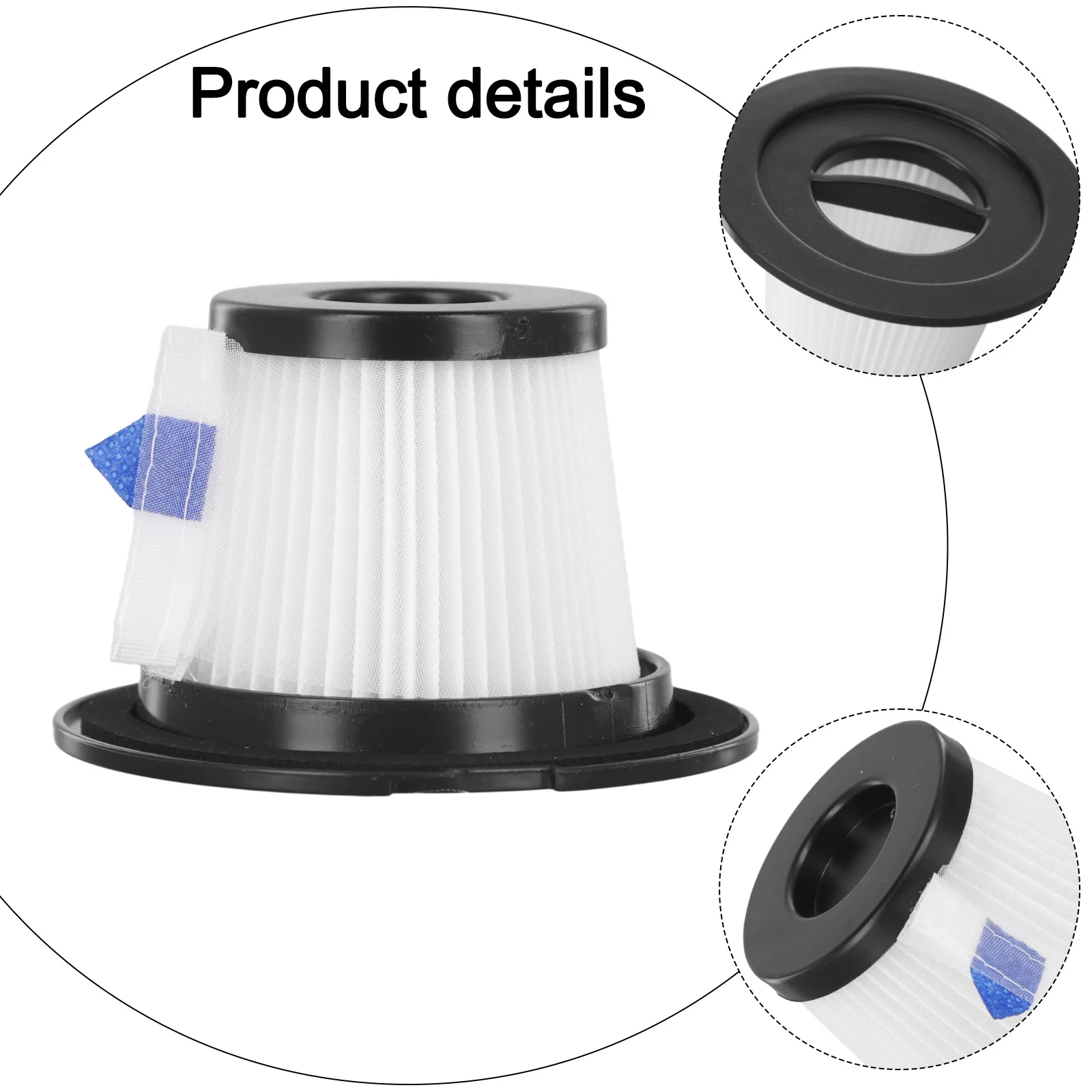 Vacuum Cleaner Replacement Filter for Beldray BEL0990 Cordless Model Supports Optimal Suction and Dust Filtration
