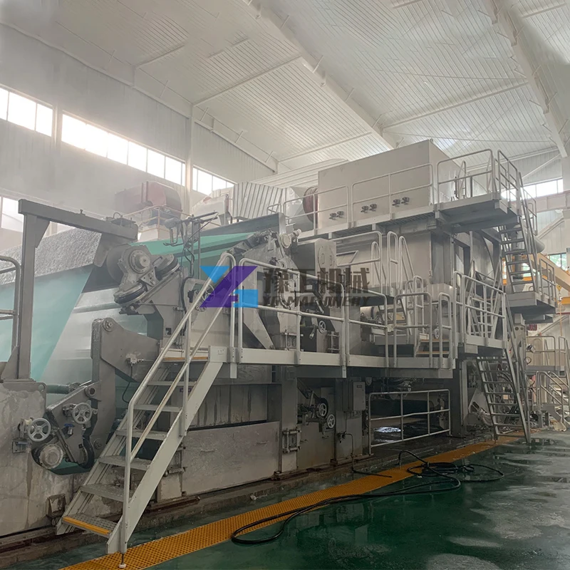 Waste Paper Wood Pulp 787mm Toilet Paper Making Machine Price Tissue Paper Machine Production Line