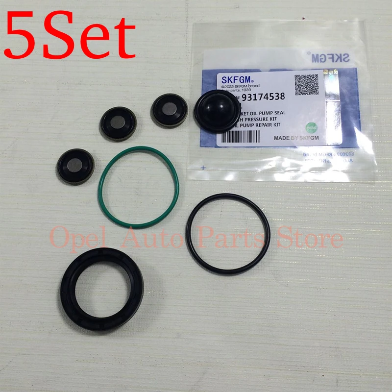 5Set Original High Pressure Pump Repair Kit Seal For Opel Zafira Astra Vectra 93174538 815049 24465785