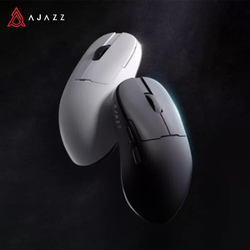 Ajazz AJ159 Pro Mouse Wireless Tri-Mode 8K PAW3395 Lightweight Low-Latency Esports Gaming Mouse with Charging Base Valorant Mice