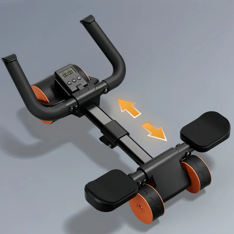 

Adjustable Abs Training Roller Multifunctional Home Plank Support Abdominal Fitness Wheel For Home Gym