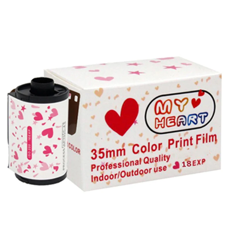 1Roll/2Roll/3Roll(12/18 Exposure/Roll)35mm Color Retro Sweetheart Film ISO400 135 Format Negative Film Suitable For Camera