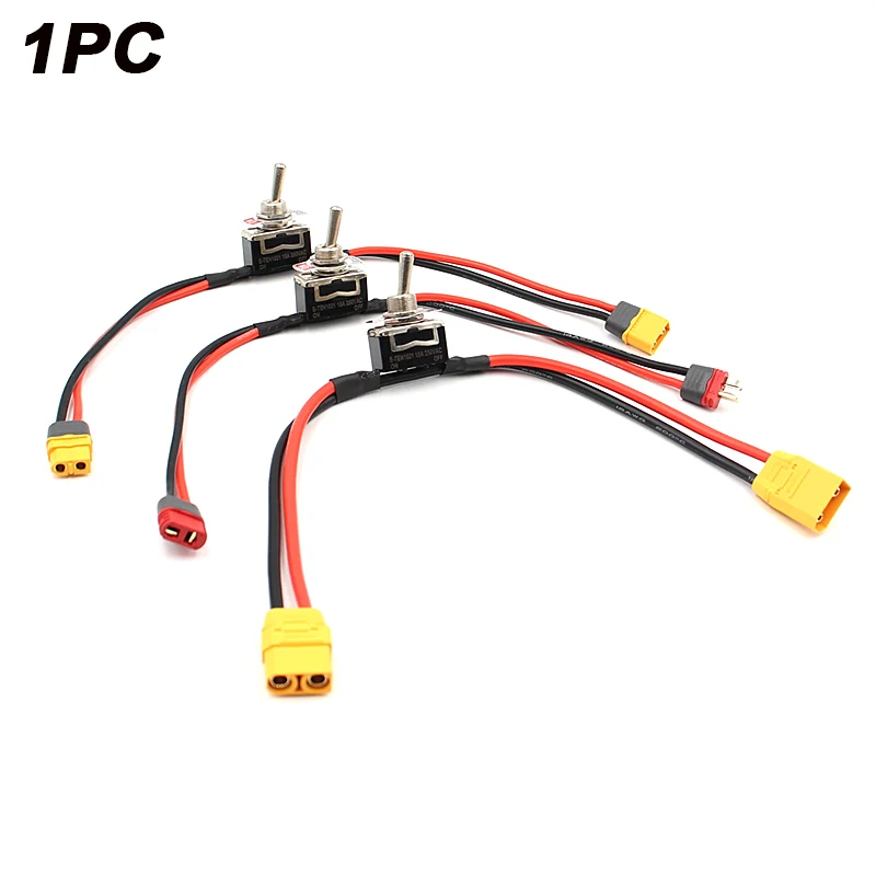 Sparkhobby High-current switch XT60 XT90 T-plug power connection adapter 12/14AWG For RC Airplane Model Cars ESC Battery Parts