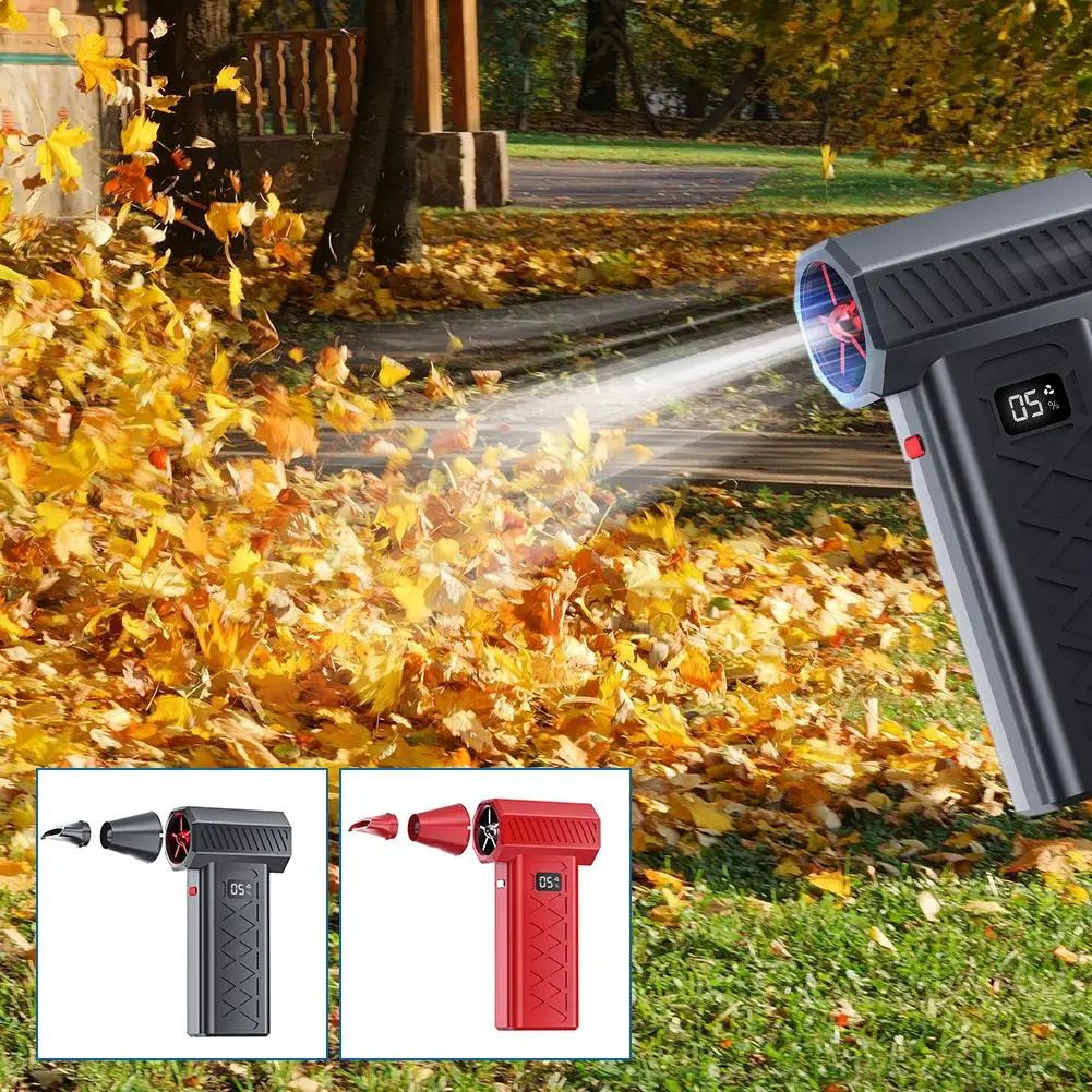 

High Power 13W Portable Blower Fan 130000RPM Fan Electric Air Duster Cleaning Blower Tool Adjustable Car Blowing Snow