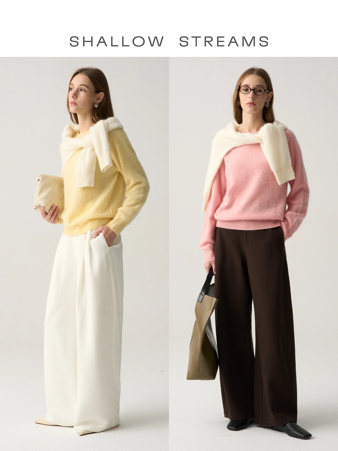 

Мягкий уютный круглый шерстяной свитер Ne Camere, удобный дизайн с вытягиванием, длинный женский вязаный базовый слой, топ