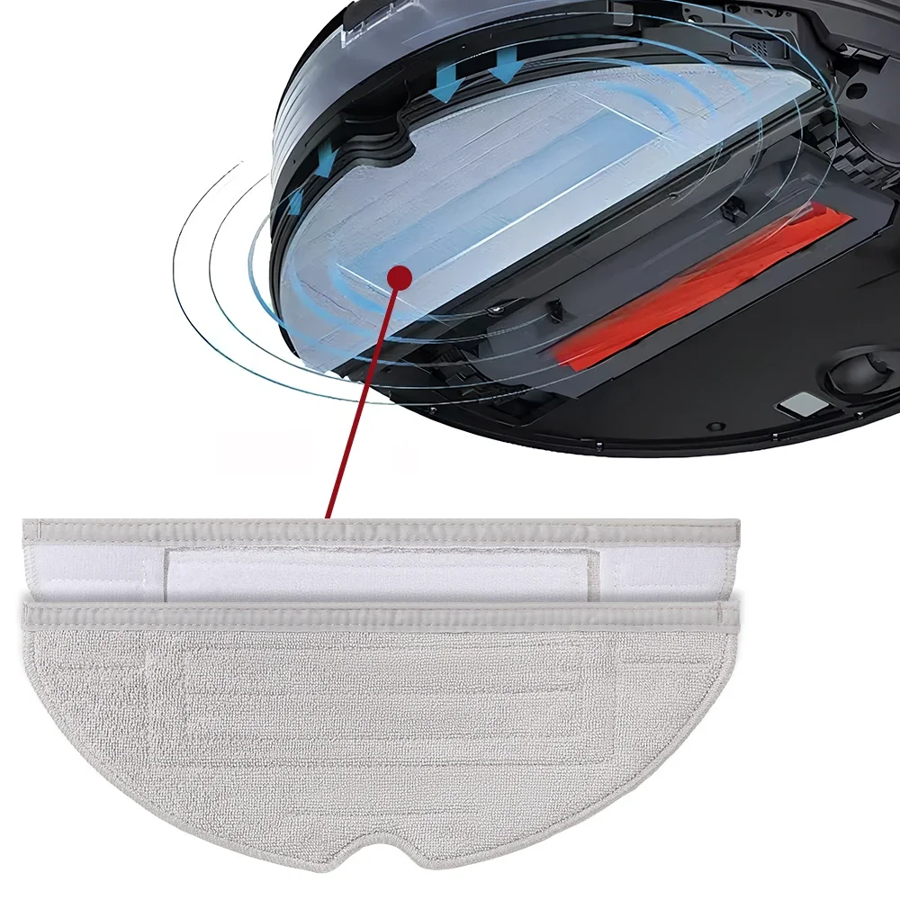 ممسحة قماش لـ Roborock S7 Maxv Ultra S7 Max S7 Maxv Plus S7 S8 S8 Pro Ultra S70 S75 T7S G10 G10S S8 + G10s Pro مرفق مكنسة كهربائية