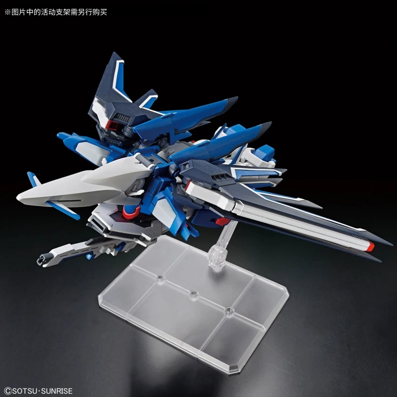 Oryginalny model do składania Bandai GUNDAM HG 1/144 RISING FREEDOM, figurka anime, zabawki kolekcjonerskie, ozdoby, prezenty