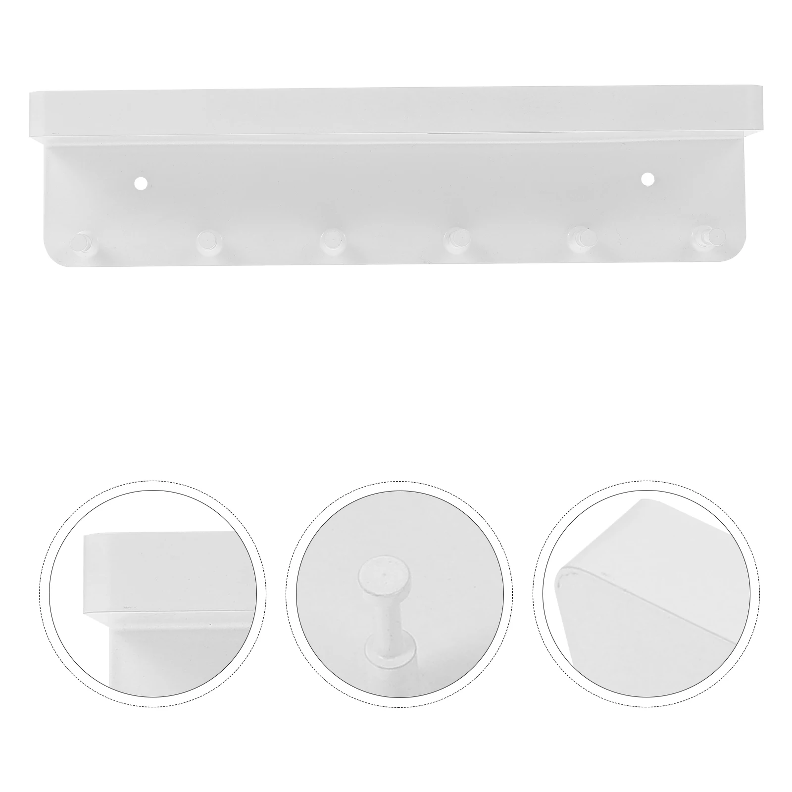 Wall Mounted Hook Rack Storage Organizer Metal Umbrella Stand Shelf Holder Home Kitchen Bathroom Entryway Premium Easy