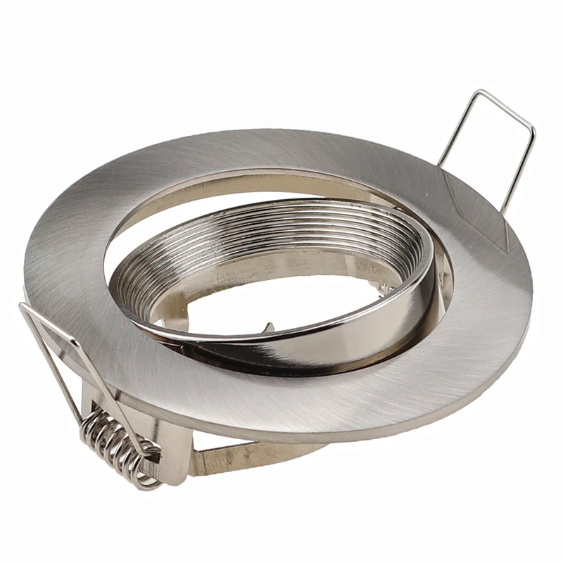 LED Downlight Recessed SOPT LED Ceiling Downlight  Led Downlight LED Spot Light Spot Round Metal Satin GU10 MR16 Socket Fittings