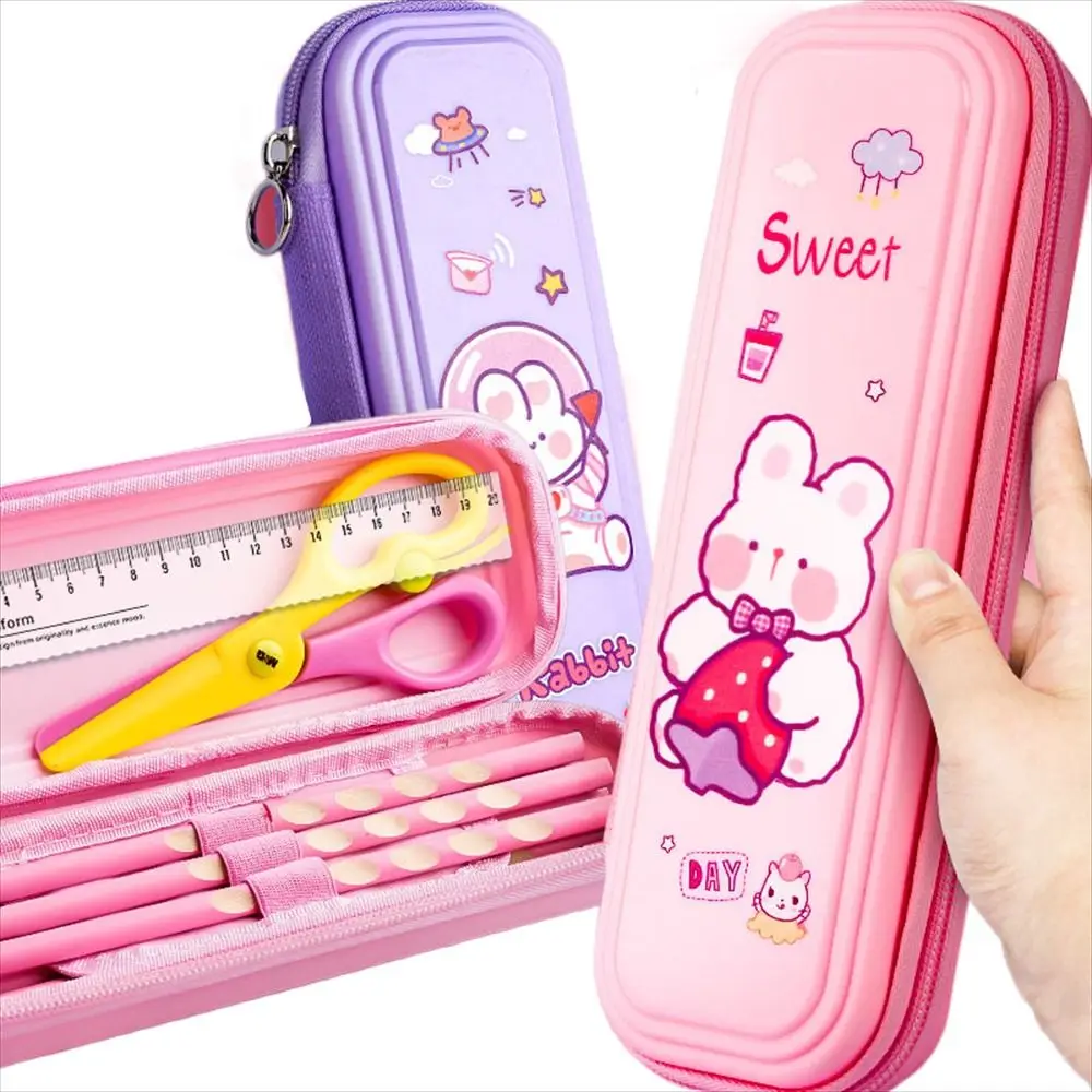 

Storage Box Space Astronaut Pencil Case High Capacity Zipper Stationery Box Waterproof Cute Pencil Box Student