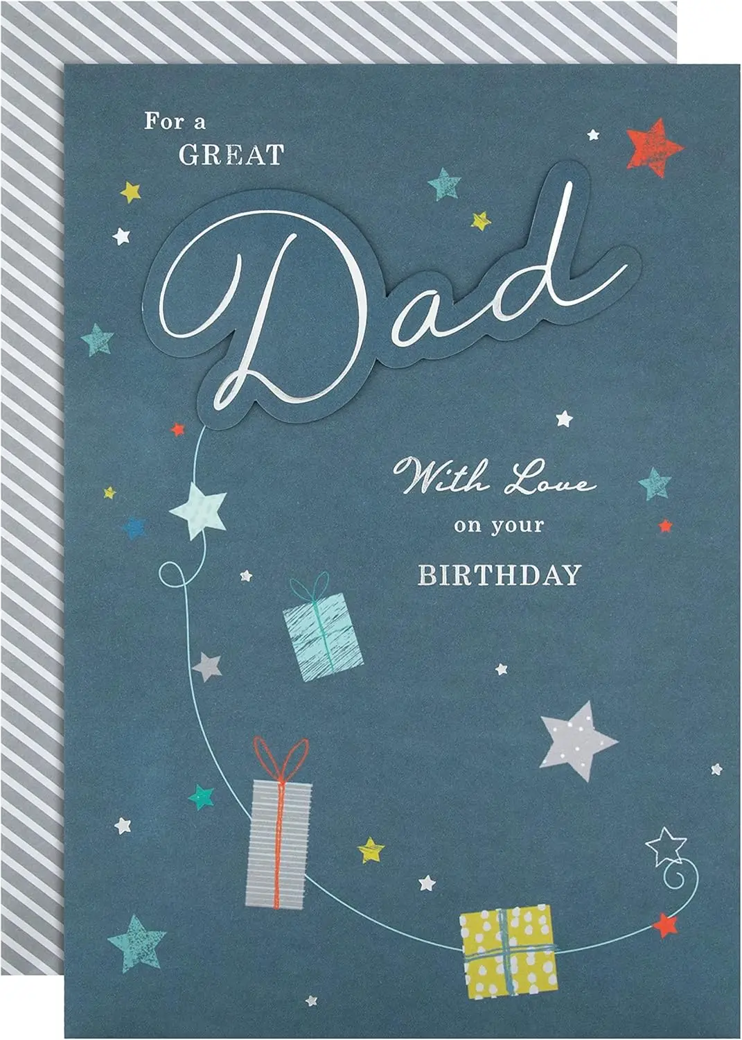 

Birthday Card for Dad - 3D Text Design