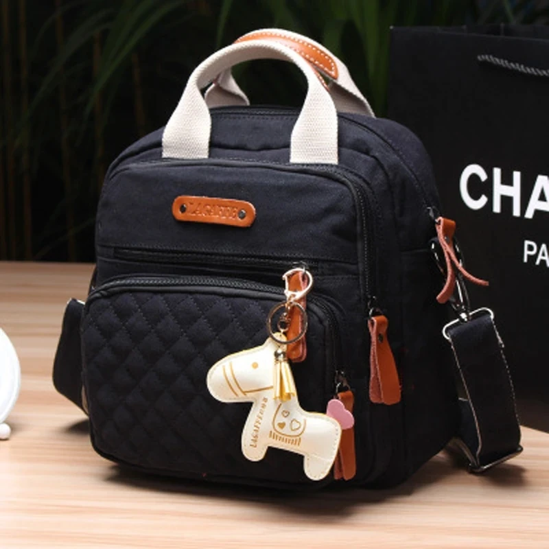 Fashion Women's Shoulder Crossbody Bags Large-capacity Outing Baby Supplies Storage Bag Multi-functional Mummy Backpack Bags