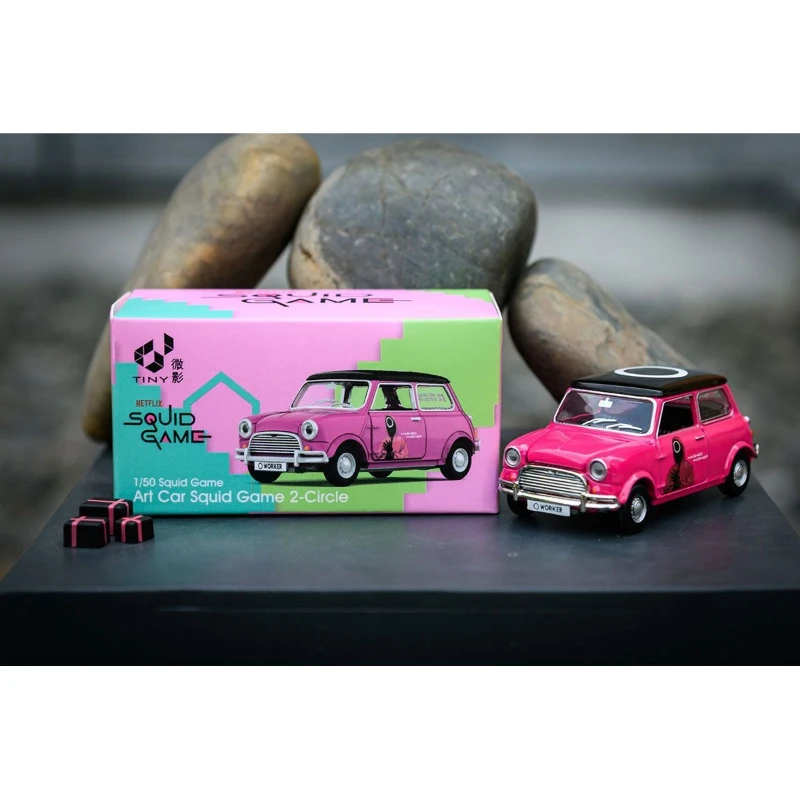 لعبة الحبار الصغيرة ميني كوبر 1:50 مجموعة نماذج السيارة المصنوعة من خليط معدني #2