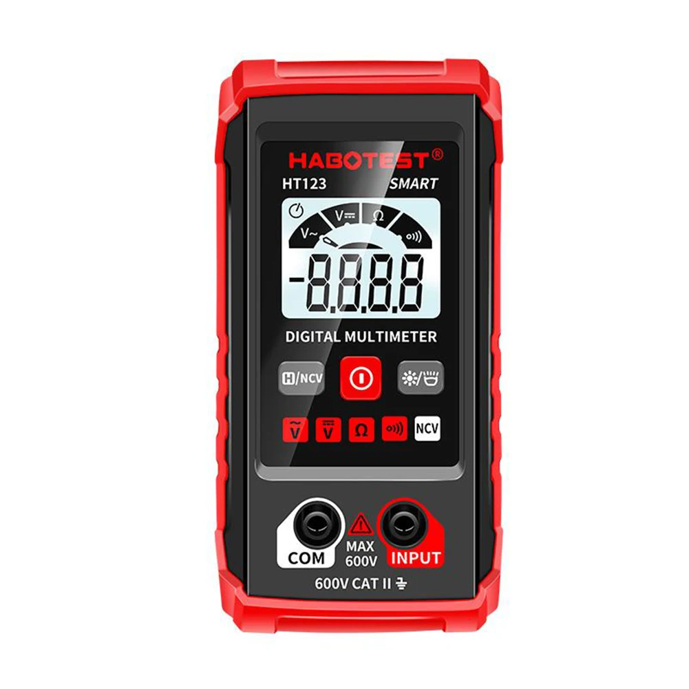 Huabo HT123 fully intelligent digital multimeter, no need for gear shifting, small mini, fully automatic recognition